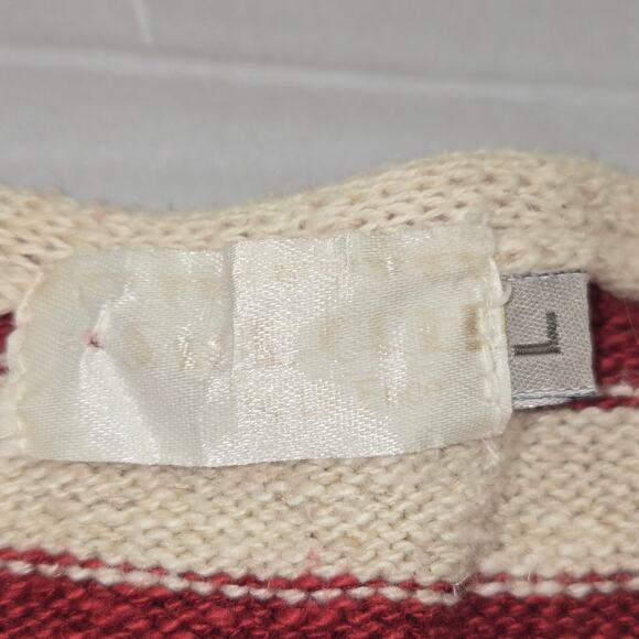 Sage Creek by Liz Ence Womens Large Cardigan Sweater Knit American Flag July - Picture 9 of 12